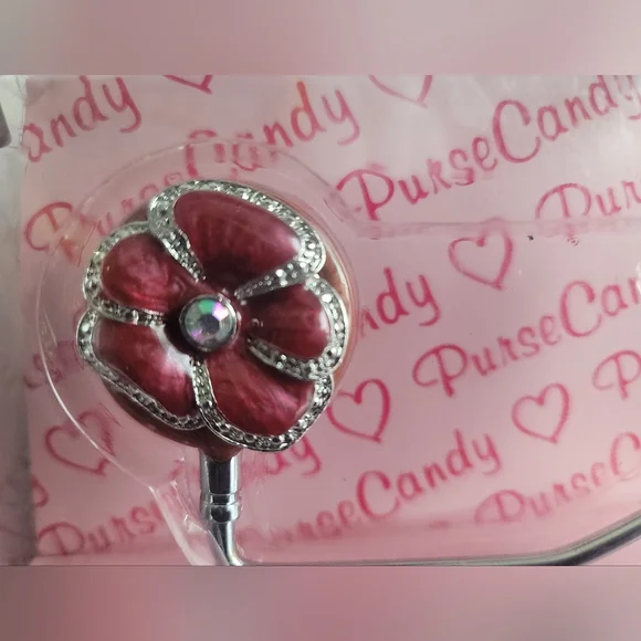 Sicura Purse Candy Handbag Hanger Set with Pink and Silver Accents - Picture 6 of 8